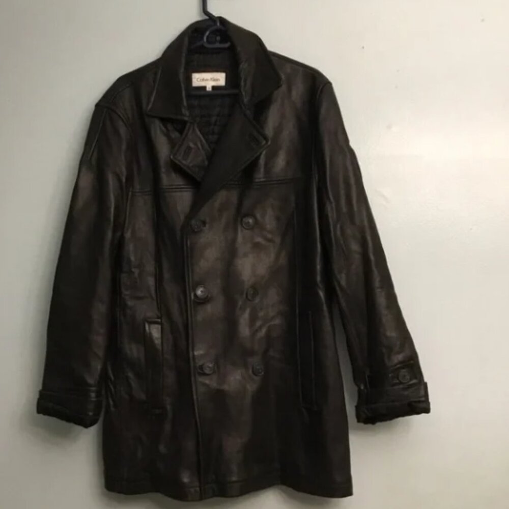 Calvin Klein leather jacket